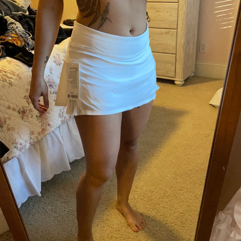 Brand new with tags play  off the pleats skirt lululemon! Size 8!